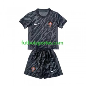 Camiseta Portugal Portero Niño Segunda Equipación Euro 2024